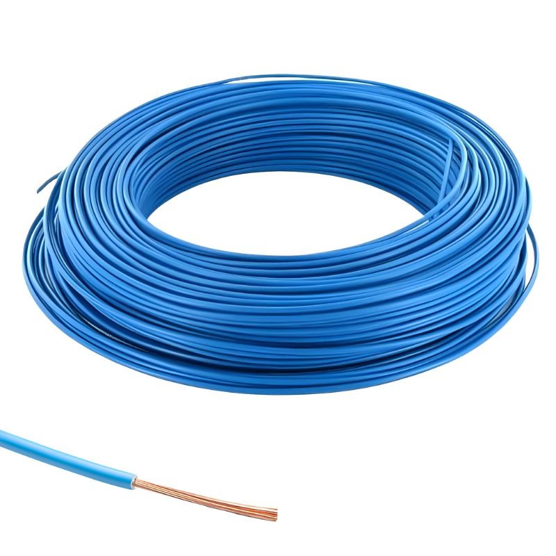 Fil rigide H07VR - Couronne de 100m (Couleurs variées)