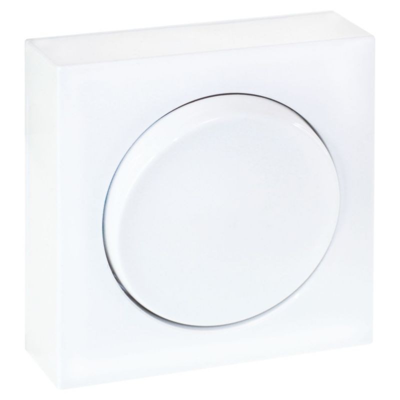 60902 EUR'OHM DUNE Bouton poussoir blanc