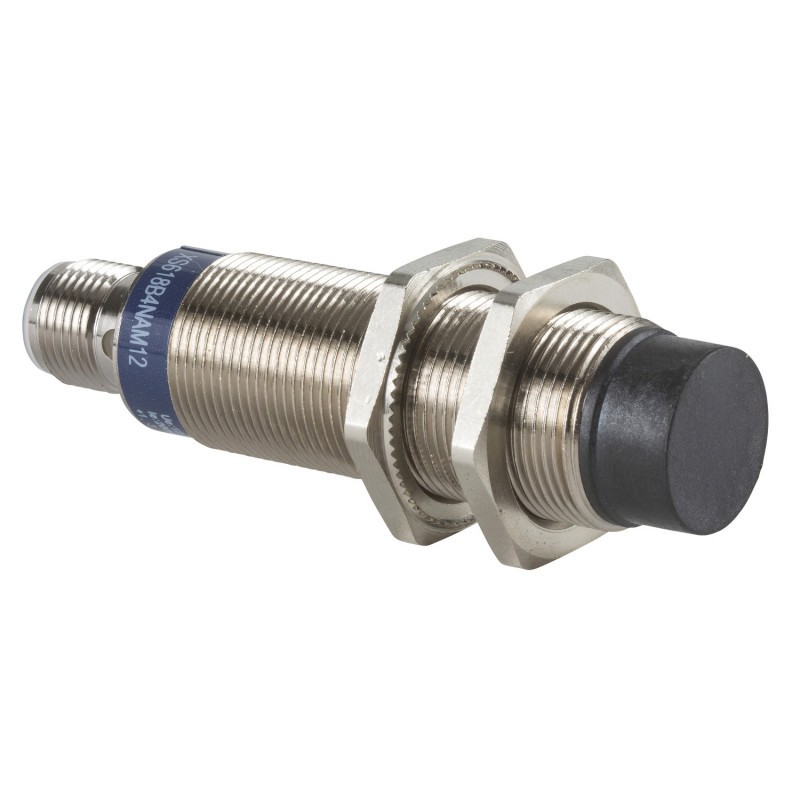 XS518BLPAM12 Schneider XS détecteur inductif métal M18 L74mm noyable Sn5mm DC 3 fils PNP NO M12 Telemecanique