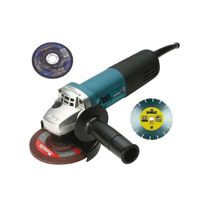 Meule Professionnelle 870w+ 10 Disc De Coupe Et 1disc Diamant