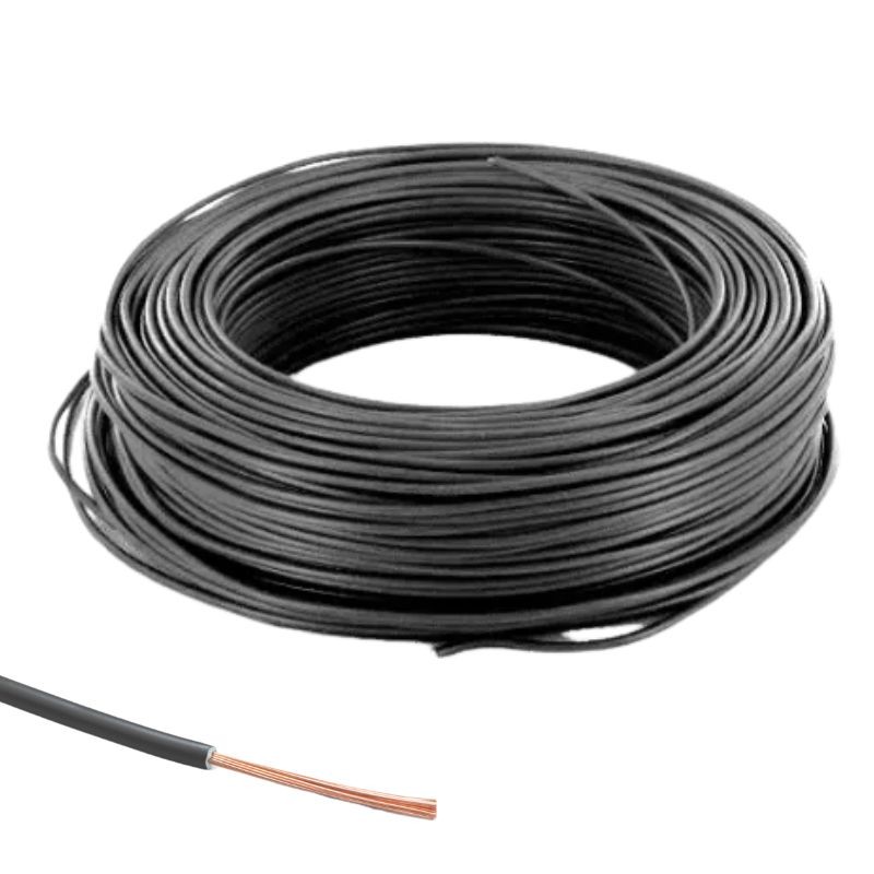 Fil rigide H07VU - Couronne de 100m (Couleurs variées)