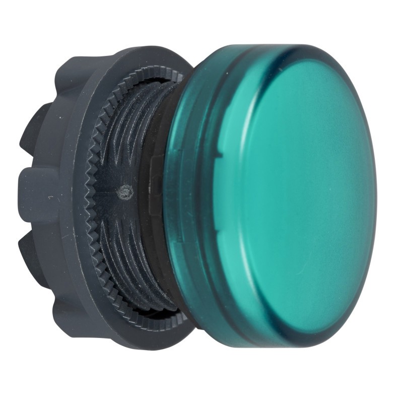 ZB5AV03 Schneider - tête voyant lumineux vert BA9s - Ø22 - lisse - Harmony