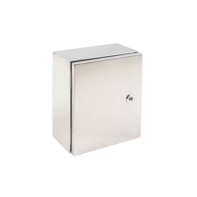 Armoire électrique INOX 304L étanche IP66 - 400x400x200 - plaque fournie